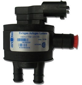 Drooggasfilter Eurogas met sensor Ø16-Ø12mm
