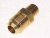 Adapter 1/2"SAE x 1/4"NPT (messing)